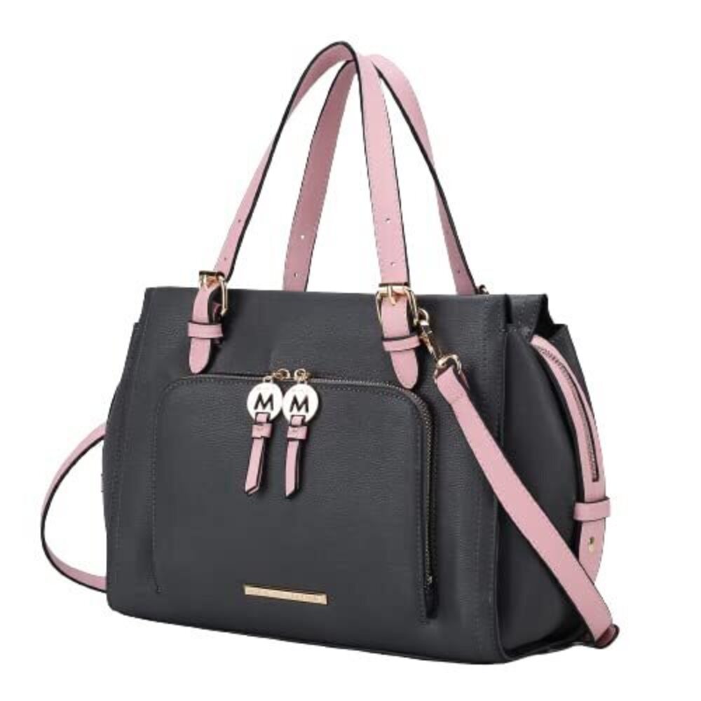 4424 MKF Shoulder Bag – PU Leather Crossbody Satchel Handbag Purse – Lady